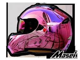 Masei Pink Chrome 822 Flip Up Motorcycle Helmet Free Shipping Womens Motorcycle Helmets Motorcycle Helmets Cool Bike Helmets