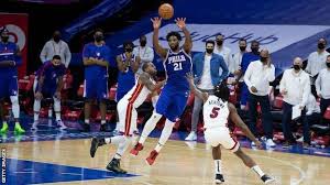 Et on saturday at americanairlines arena without much rest after games the previous day. Nba Joel Embiid Stars As Philadelphia 76ers Beat Miami Heat Lebron James Guides La Lakers To Win Bbc Sport