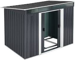 Gardebruk Abri De Jardin En Acier Galvanise 3 35m 2 Fenetres Fondation Incluse Porte Coulissante Cabane De Jar Abri De Jardin Cabane Jardin Porte Coulissante