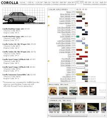 Toyota Corolla Touchup Paint Codes Image Galleries