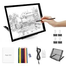 A4 Led Light Pad Dimmable Tracing Light Pad Board Tablet W Light Box Pad Stand Sale Price Reviews Gearbest