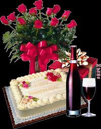 Birthday Greeting Birthday Cake And Flowers Images Pin By Jwana Estelly On Gif S Fortlaufend Happy Birthday Wine Happy Birthday Wishes Cake Birthday Wine