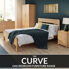 The Julian Bowen Curve Oak Bedroom Furniture Range From 121 Home Furniture Oak Bedroom Furniture Oak Bedroom Furniture Sets Oak Bedroom