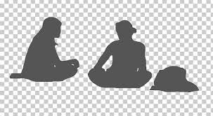 People team male female man woman group. Sitting Silhouette White People Png Clipart Animals Black Black And White Drawing Kneeling Free Png Download