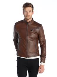 Si6018654 Chestnut Leather Jacket