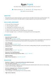 Text version of the business student resume sample. Business Student Resume Sample Resumekraft