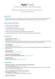 List your relevant work experience and key accomplishments 3. Business Student Resume Sample 2021 Writing Tips Resumekraft
