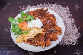 This recipe has step by step. Top View Of Chicken Chop With Vegetable And Black Pepper Sauce Stock Photo Picture And Royalty Free Image Image 119818720