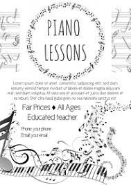 Our flyers are professionally designed and are free to download. 990 Piano Lessons Customizable Design Templates Postermywall