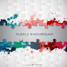 free paint splatter puzzle vector powerpoint slide designs presentation template free vector free pinterest