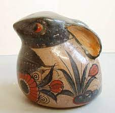 Tonala pottery turtle mexico silva black brown 7. Mexican Pottery Tonala Burnished Rabbit Mexican Pottery Tonala Mexican Pottery Decor