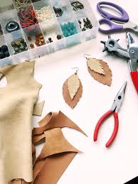 Thrifted leather belts — look for ones that are thick and wide so. How To Make Leather Earrings The Ultimate Guide Creative Fashion Blog