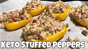 Stuffed Peppers Super Simple Keto Recipe Youtube