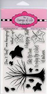 #cardmakingforbeginners #greetingcards #klompenstampersi've got your complete guide to stamps + 9 easy cards. Buy Halloween Tree Fall Stamps For Card Making And Scrapbooking Supplies By The Stamps Of Life Leaves4fall Sentiments Online In Hungary B07b9t39n9