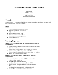 19 Sample Resume Skills Sample Resumes Customer Service Resume Examples Resume Objective Statement Customer Service Resume