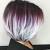 Deep Purple Purple Roots Blonde Hair