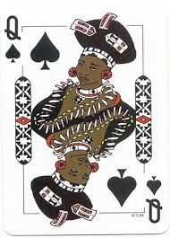 There is only one queen of spades in a deck. Playingcardstop1000 Black Queens Of South Africa Queen Of Spades Playing Cards Design Vintage Playing Cards Queen Of Spades