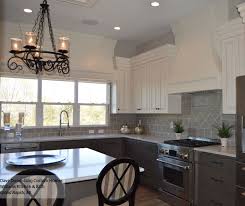 white and gray kitchen cabinets homecrest
