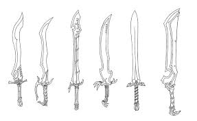 New Swords 9 By Bladedog Deviantart Com On Deviantart Sword Design Sword Drawing Weapon Concept Art