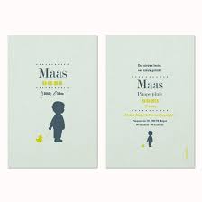Geboortekaartje Jongen Maas Geboortekaartje Jongen Geboortekaartjes Vintage Silhouet