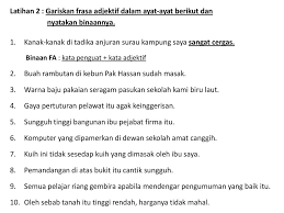 Live worksheets > malay > bahasa melayu (bm) > kata adjektif > kata adjektif bentuk tahun 2. Tatabahasa 10 Kata Adjektif Ppt Download