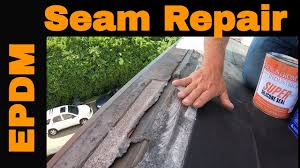 Maybe you would like to learn more about one of these? Flat Roof Repair Using Super Silicone Seal Epdm Rubber Roof Repair Easy Diy In 5 Min Youtube