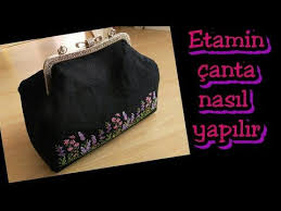 Metal Sapli Etamin Canta Nasil Yapilir Youtube Canta Canta Yapim Tarifleri Cuzdan