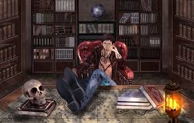 Tons of awesome trafalgar law wallpapers to download for free. One Piece Trafalgar D Water Law Anime Boy In Library Wallpaper Trafalgar Law Trafalgar Law Wallpapers One Piece
