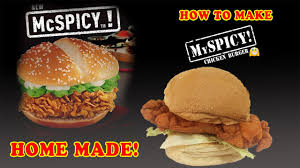 But to singaporeans the only thing they'll probably care about is the. Myspicy Chicken Burger How To Make Home Made Mcspicy Chicken Burger Youtube