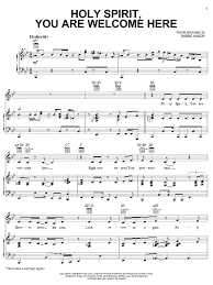 Restore us, oh father revive us again. Babbie Mason Holy Spirit You Are Welcome Here Sheet Music Pdf Notes Chords Pop Score Piano Vocal Guitar Right Hand Melody Download Printable Sku 52684
