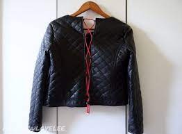 Diy For Leather Jackets Diy Lace Up Leather Jacket Sporty Trends