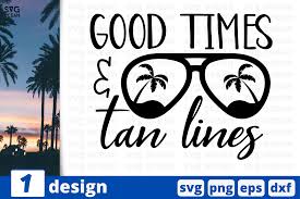 It lets you abiltiy to generate and export pngs and svgs of beautiful waves. 1 Good Times And Tan Lines Summer Svg Graphic By Svgocean Creative Fabrica