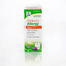 Qc Cetirizine Children S Allergy Relief Syrup Grape Flavor 4 Fl Oz Generic Zyrtec Is Used To Temporarily Relieves S Kids Allergies Allergies Allergy Relief