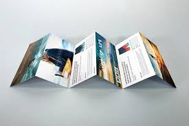 6 Panel Accordion Brochure Mock Brochure Folds Brochure Psd Accordion Fold