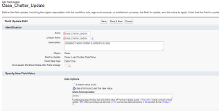 So, the best tip to save money when shopping online is to hunt for. Update Field Datetime To Now When Chatter Added To Case Salesforce Stack Exchange