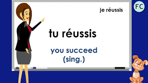 Le Verbe Réussir au Présent - To Succeed Present Tense - French Conjugation  - YouTube