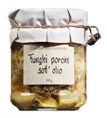 1) pulite 1 kg di porcini piccoli; Funghi Porcini Sott Olio Porcini Mushrooms In Olive Oil Cascina San Giovanni 180 G Glass