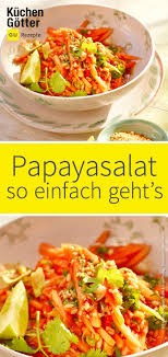 Papayasalat Rezept Papaya Salat Salat Rezepte