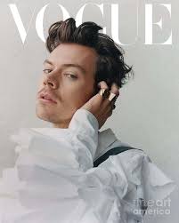 Harry styles, la portada de 'vogue' y un vestido de gucci, ¿cómo afecta este triángulo al feminismo? Vogue Harry Styles Digital Art By Ushijima Kondon