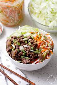Vietnamese Beef Bowl Recipe Beef Bowls Ground Beef Recipes Beef Recipes
