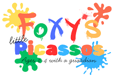 Foxy's Little Picassos: Fork Painting Fireworks