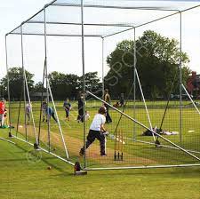A Robust And Popular Professional Specification Short County Mobile Cricket Net Cage Allows The Entire Str Cricket Nets Batting Cage Backyard Mobile Cricket