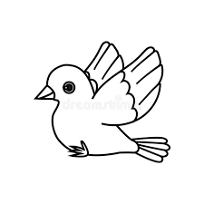 Find free coloring pages, color poster and pictures in bird coloring pages! Flying Bird Outline Ready To Perch Stock Vector Illustration Of Books Kids 62332861