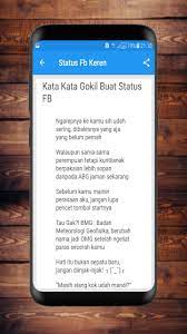 Aplikasi status fb banyak yang like. Status Fb Keren Banyak Yang Like Pour Android Telechargez L Apk