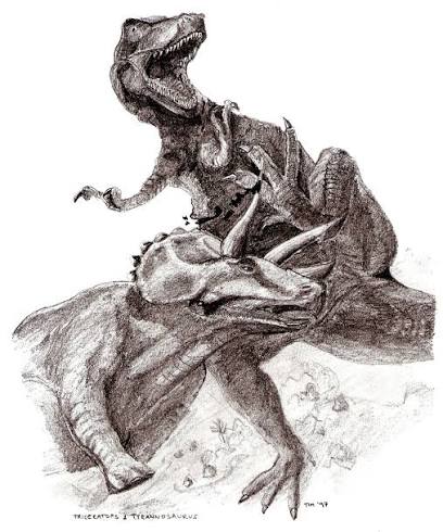 Archivo:Triceratops tyrannosaurus.jpg - Wikipedia, la enciclopedia libre