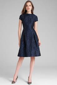 Cap Sleeve Roll Neck Cocktail Dress Teri Jon Black Dresses Classy Blue Dress Short Dresses