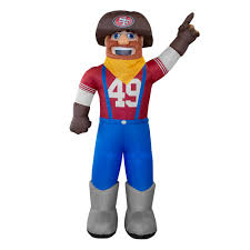 Nfl 7 Ft San Francisco 49ers Inflatable Mascot 526350 The Home Depot Nfl San Francisco San Francisco 49ers Nfl