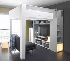 D'ailleurs, le lit mezzanine peut s'installer dans une chambre d'adolescent ou même dans un studio étudiant. Dimix Collection Mezzanine Bed Bed Small Cottage Homes