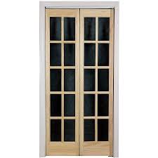 Modern, traditional, eclectic, rustic, glam, farmhouse, country Awc Traditional Divided Light Glass 36 Inch X 80 5 Inch Bifold Door French Doors Interior French Doors Wood Doors Interior