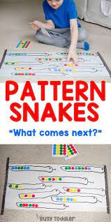260 preschool activities ideas preschool activities. Make Pattern Snakes Preschool Patterns Activity Busy Toddler Preschool Pattern Activities Preschool Patterns Math Activities Preschool